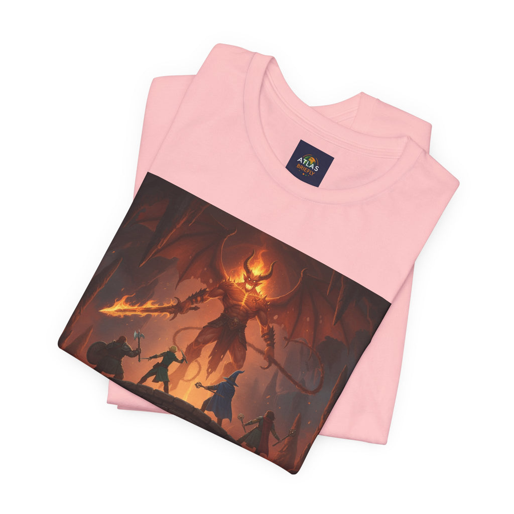 D&D Fantasy T-Shirt - Roll a Natural 20 Dungeon Master RPG Unisex Tee