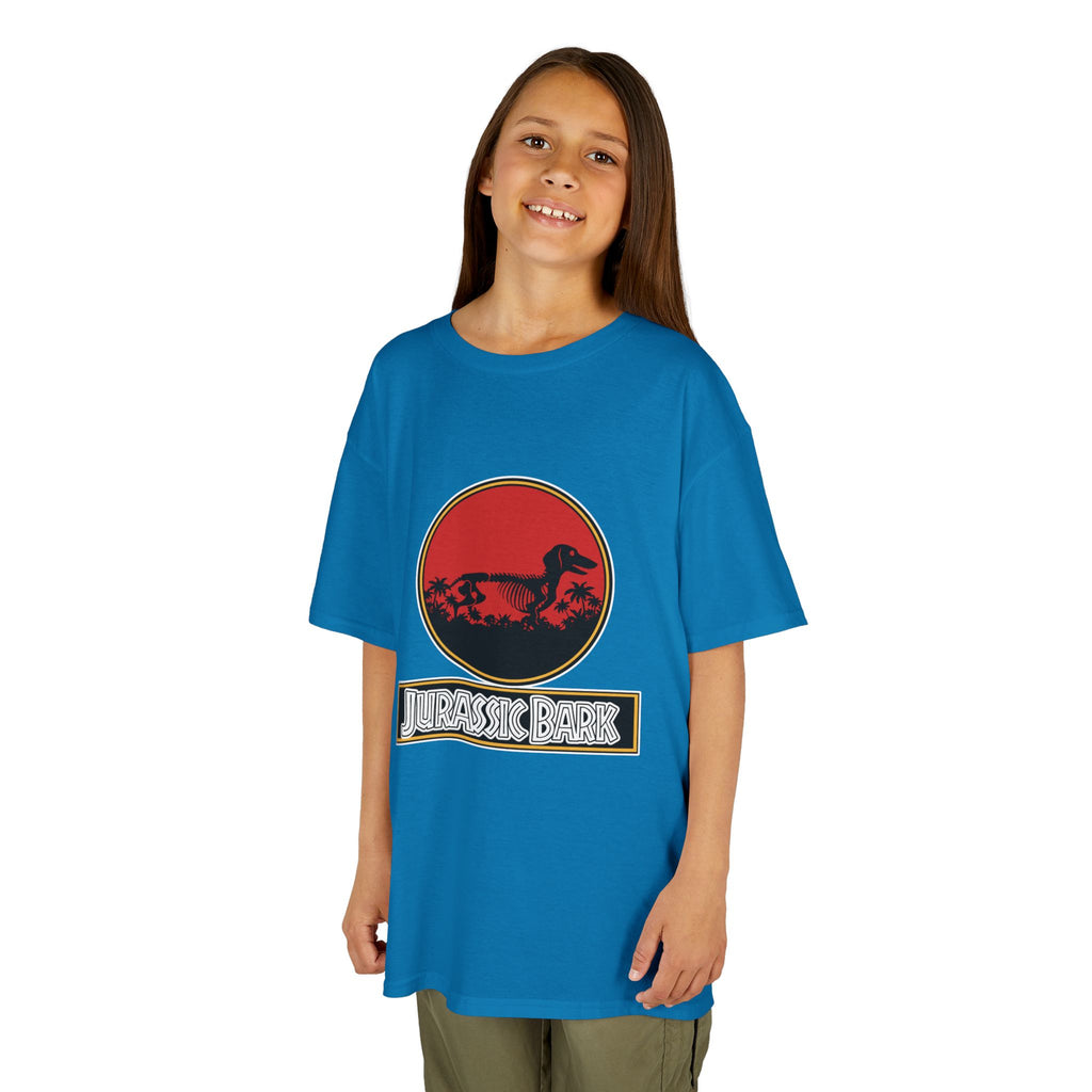 Kids Dachshund T-Shirt - Jurassic Bark Wiener Dog Tee