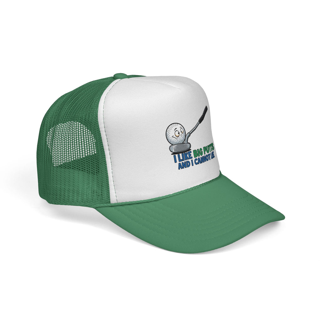 I Like Big Putts Golf Trucker Cap - Funny Golf Hat | Hilarious Golfer Gift - Atlas Briefly