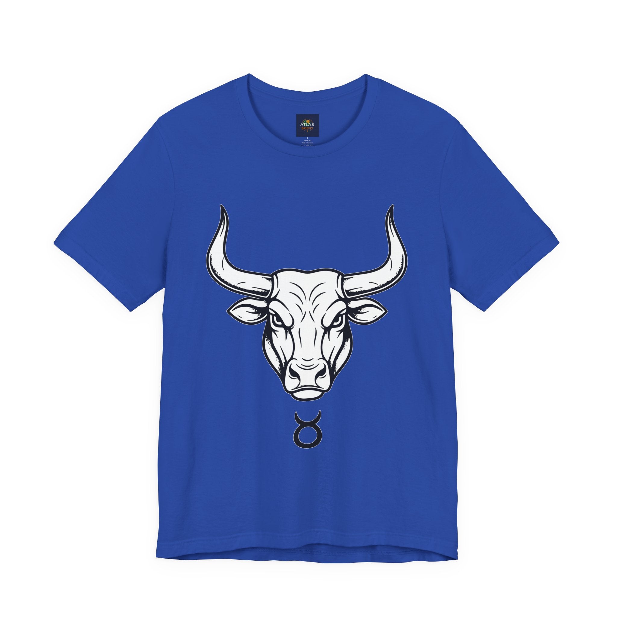 Taurus Zodiac T-Shirt - Minimalist Black and White Unisex T-Shirt