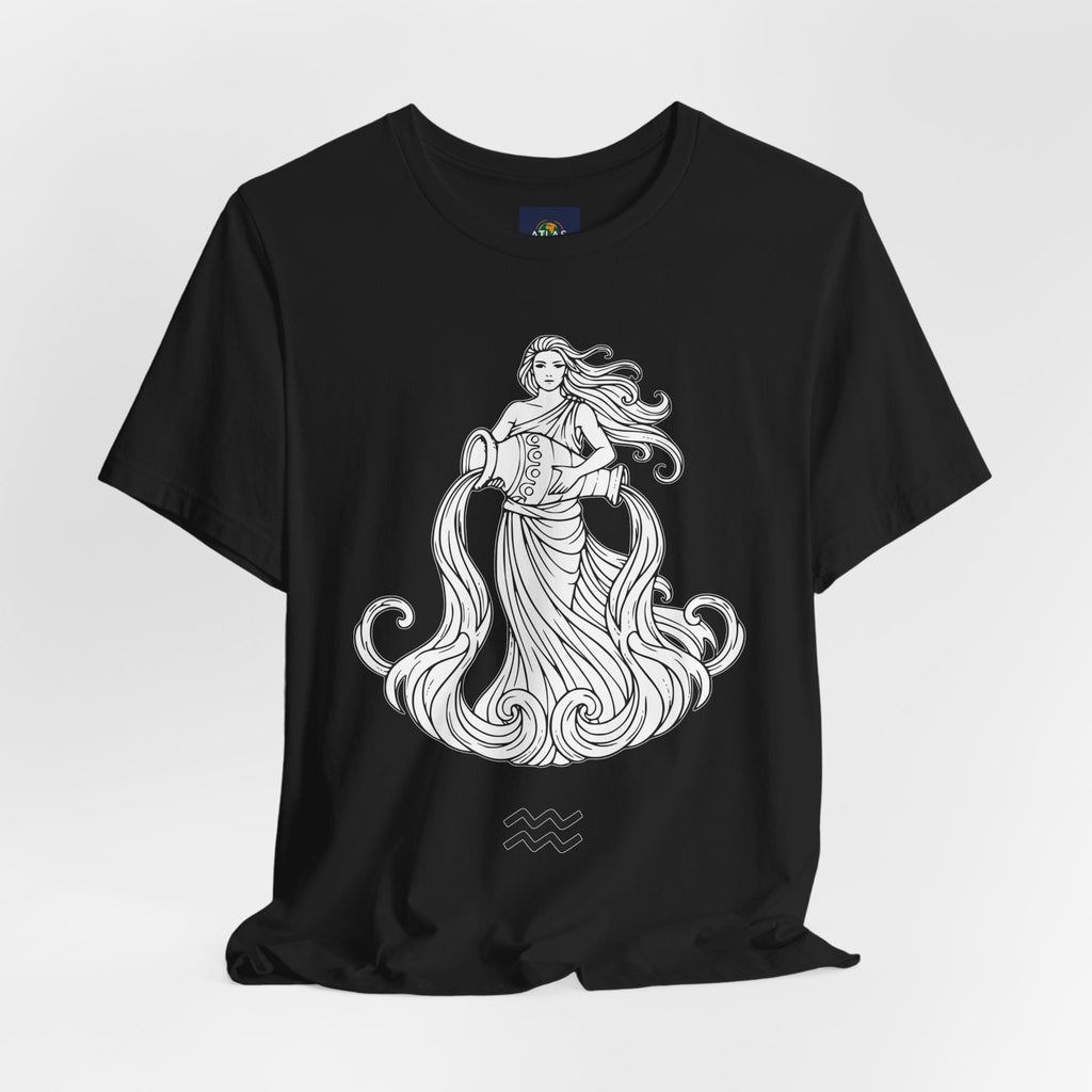 Aquarius Zodiac Tee - Unisex Astrology T-Shirt for Trendy Style