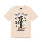 Witch Please Halloween T-Shirt - Sassy Witch Tee with Pumpkin Design | Funny Halloween Shirt - Atlas Briefly