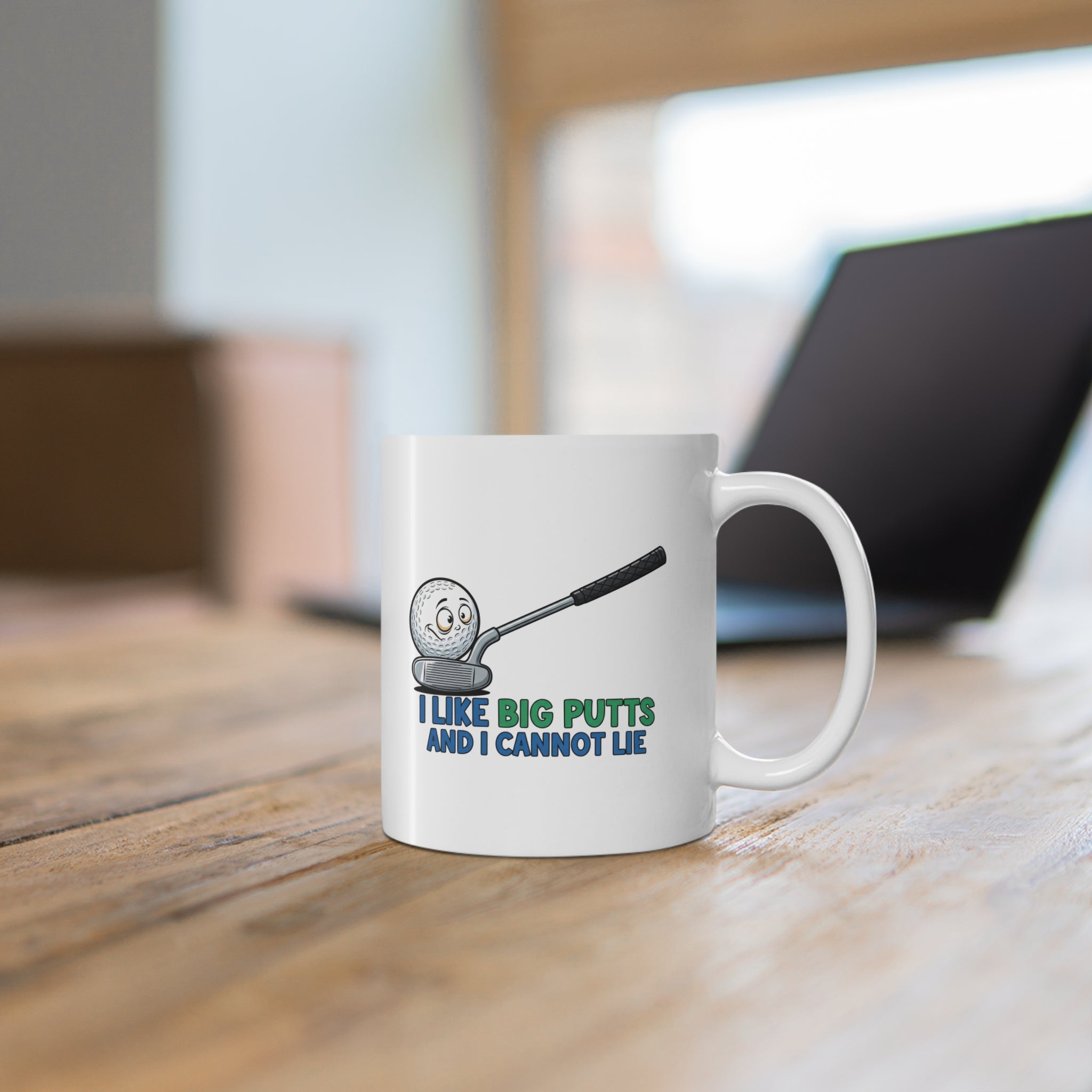 Big Putts Golf Mug - Perfect Hilarious Gift for Golf Lovers