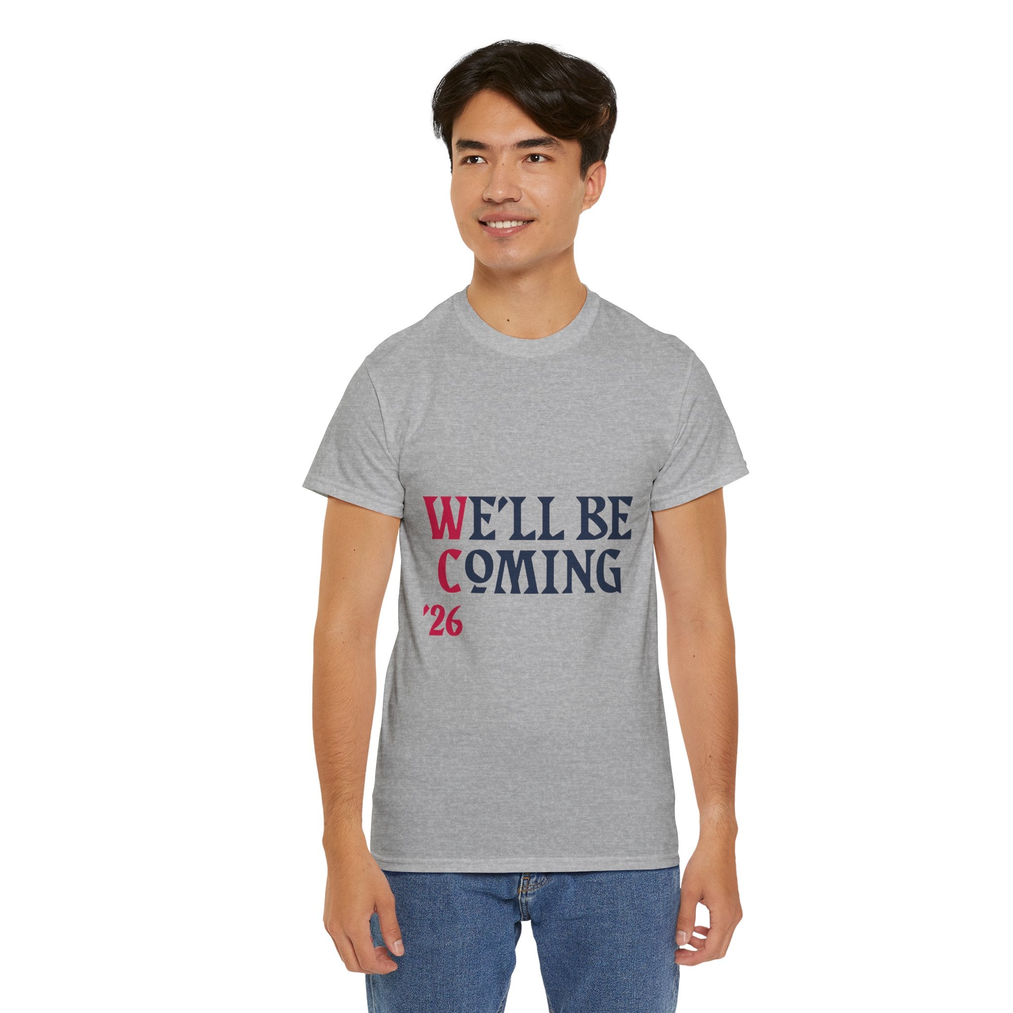 "We'll Be Coming '26" Scotland World Cup T-Shirt | Premium Tartan Army Fan Gear