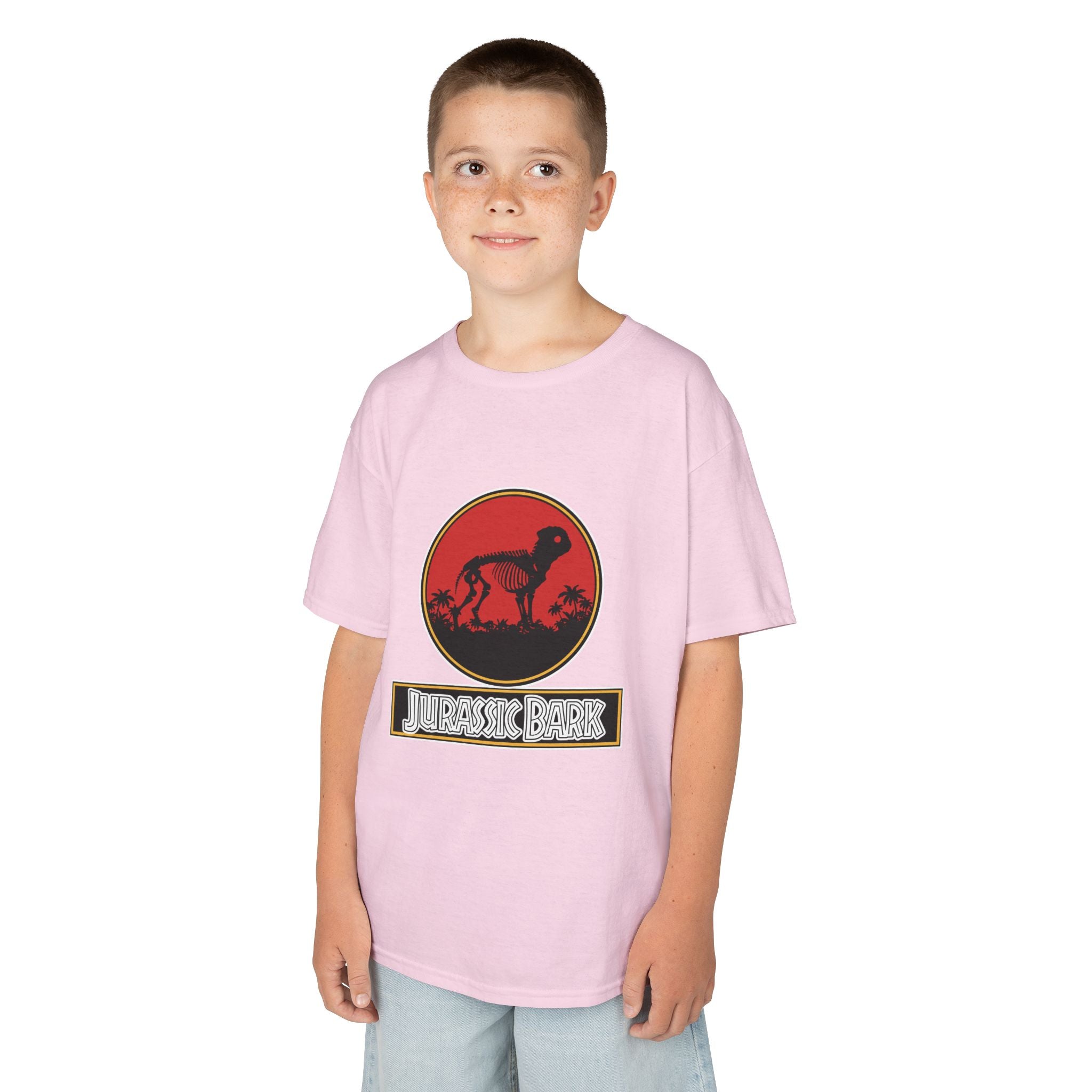 Kids Pug Jurassic Bark T-Shirt - Fun Dog & Dinosaur Tee for Kids with Worldwide Shipping