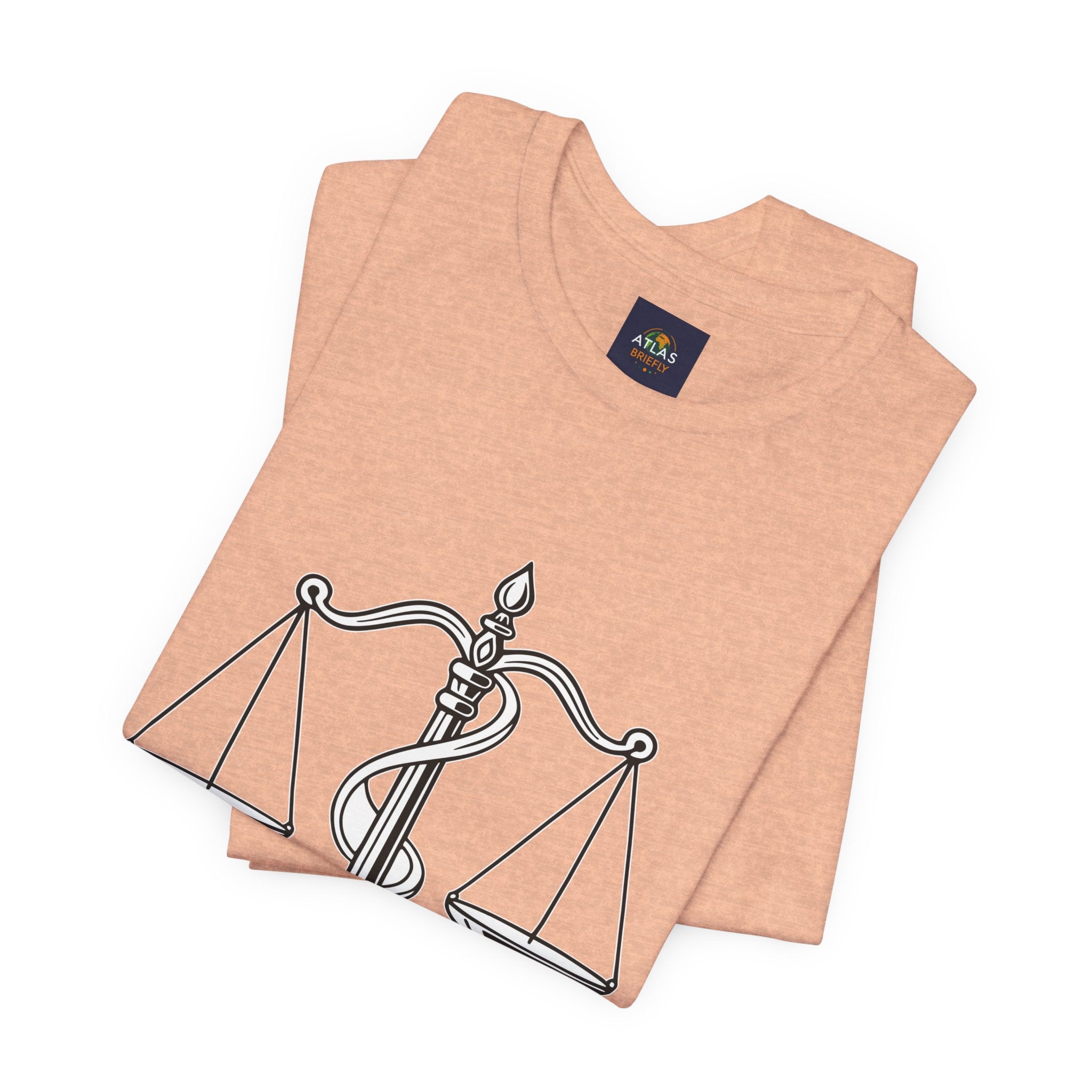 Libra Zodiac Tee - Stylish Unisex Minimalist Black and White Design