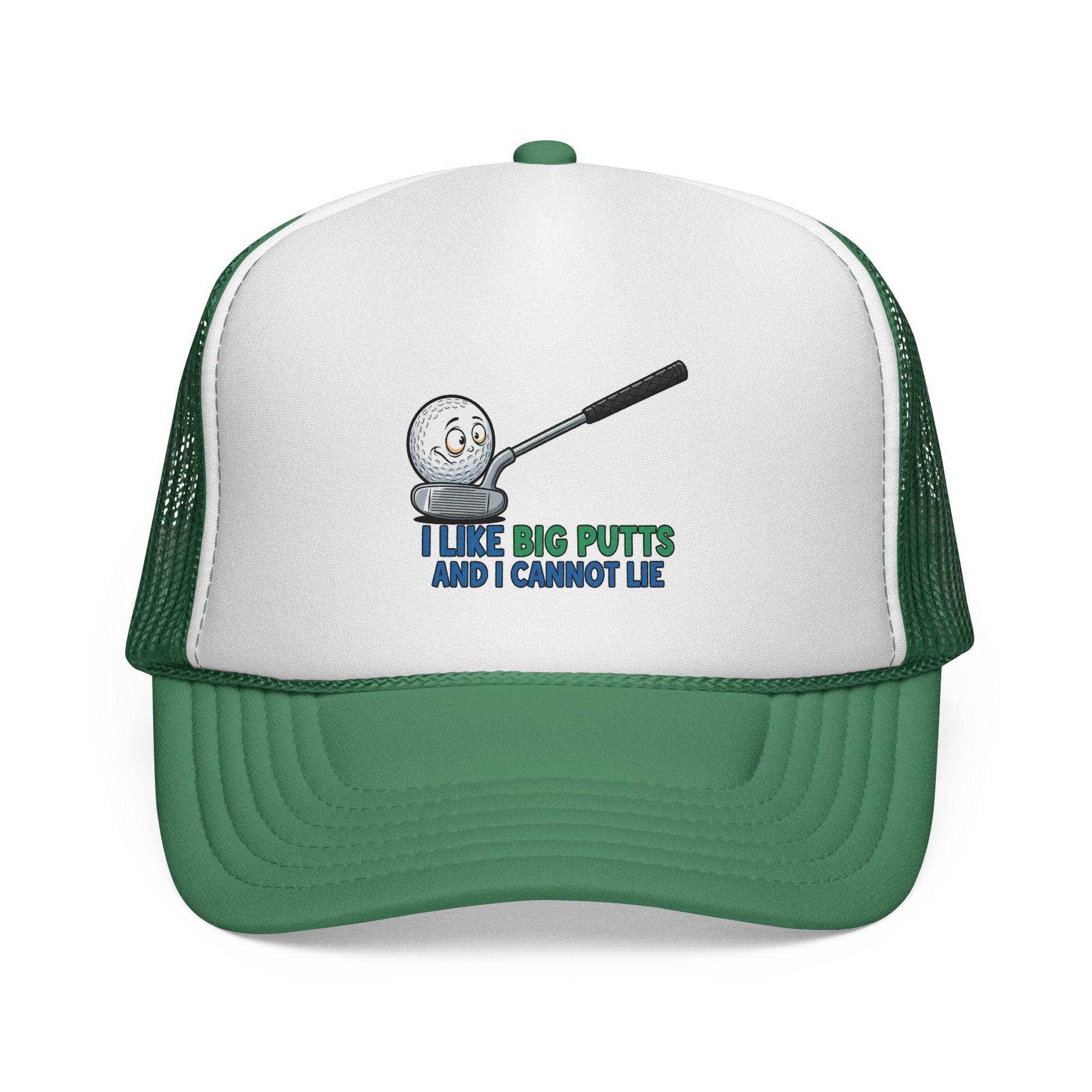I Like Big Putts Golf Trucker Cap - Funny Golf Hat | Hilarious Golfer Gift - Atlas Briefly