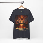 D&D Fantasy T-Shirt - Roll a Natural 20 Dungeon Master RPG Unisex Tee