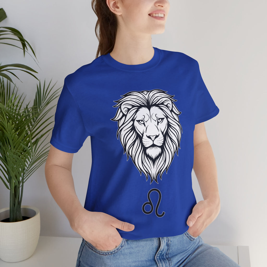 Leo Zodiac T-shirt- Black & White Leo unisex Shirt