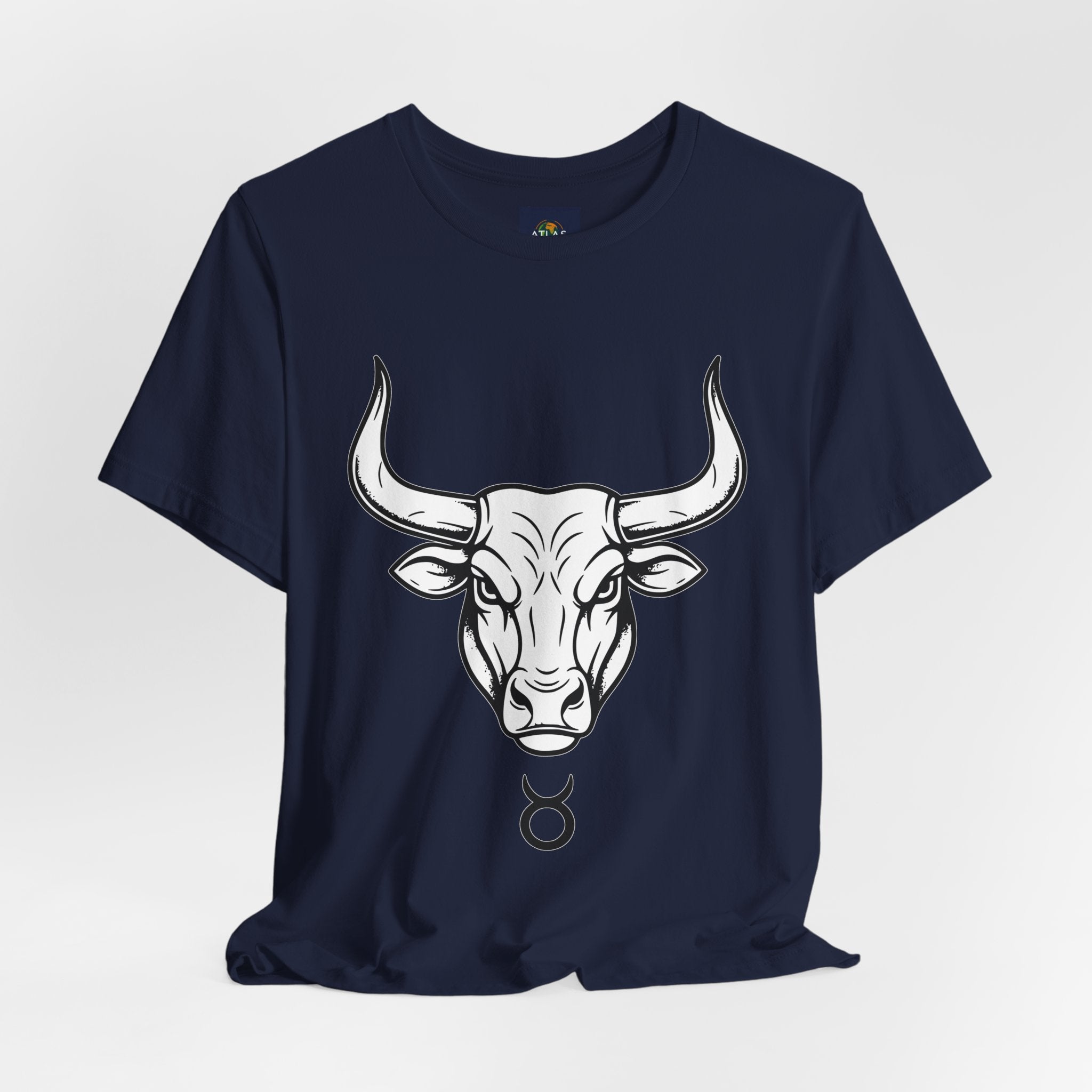 Taurus Zodiac T-Shirt - Minimalist Black and White Unisex T-Shirt