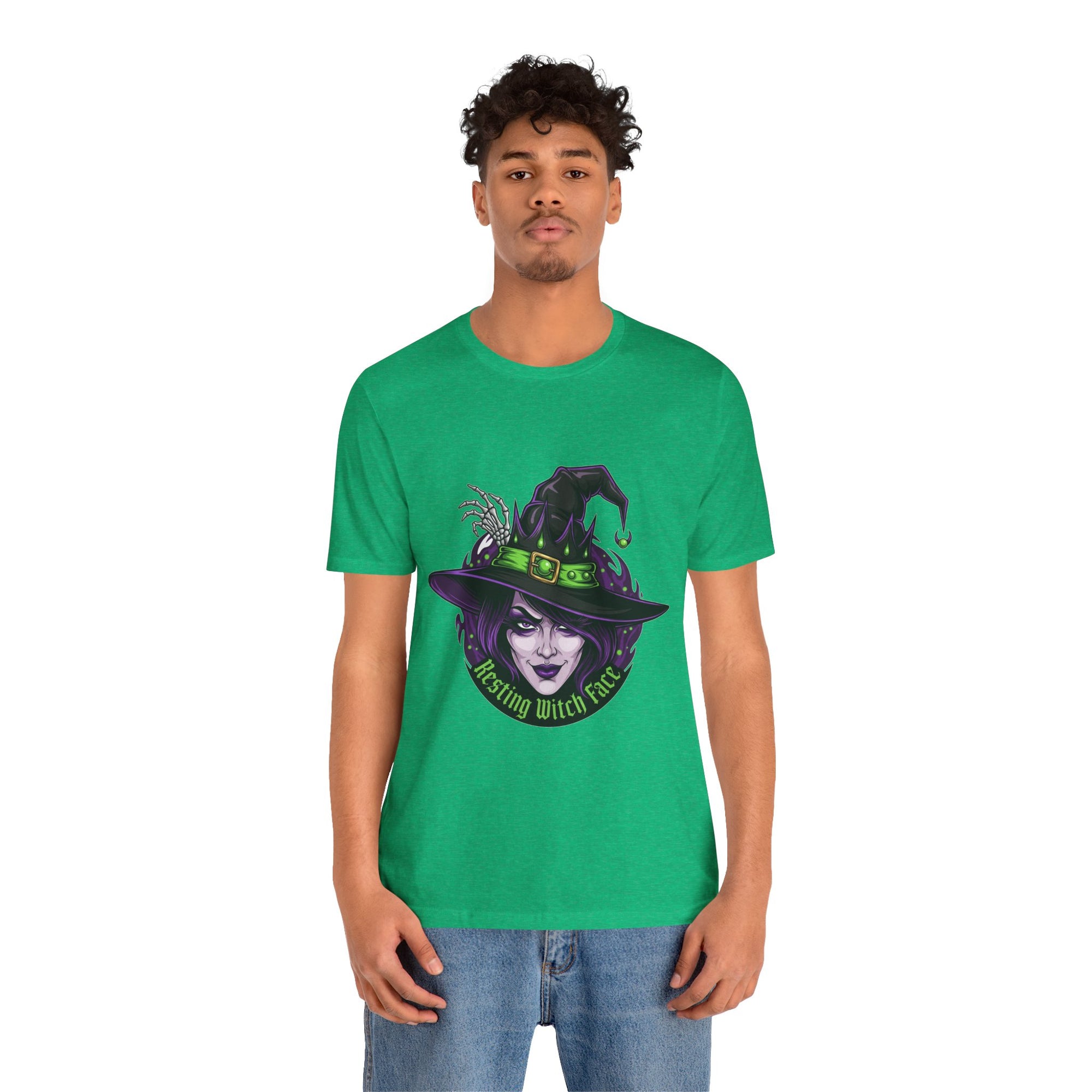 Resting Witch Face Halloween T-Shirt - Funny Witch Tee for Women & Men | Halloween Graphic Shirt - Atlas Briefly