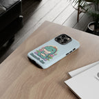 NamasTe-Rex Meditating Dinosaur Phone Case - Funny Yoga T-Rex Mobile Cover | Zen Tech Gift - Atlas Briefly