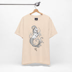 Capricorn Zodiac Tee - Unisex Minimalist Horoscope Shirt in Black and White