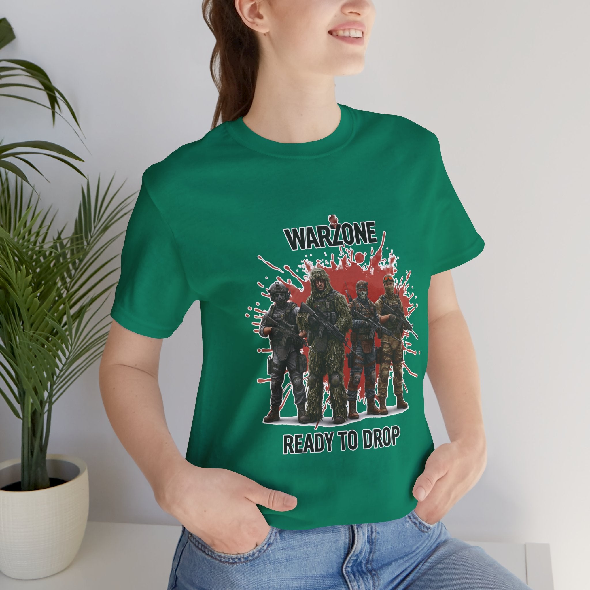 Warzone Drop T-shirt for Squad's Fashion Sense and Diverse K/D Ratio