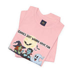 Ghouls Just Wanna Have Fun Halloween T-Shirt - Cute Witch Vampire Ghost Tee | Halloween Character Shirt - Atlas Briefly