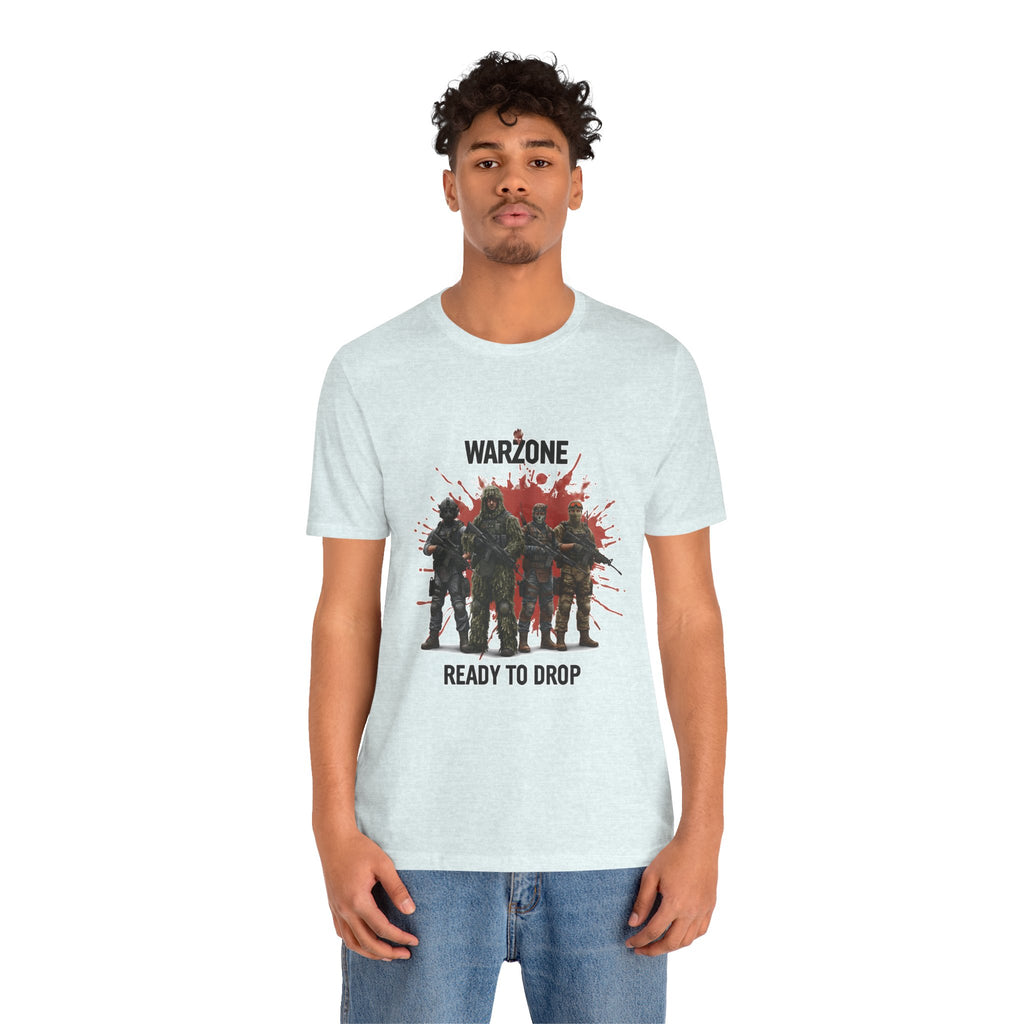 Warzone Drop T-shirt for Squad's Fashion Sense and Diverse K/D Ratio