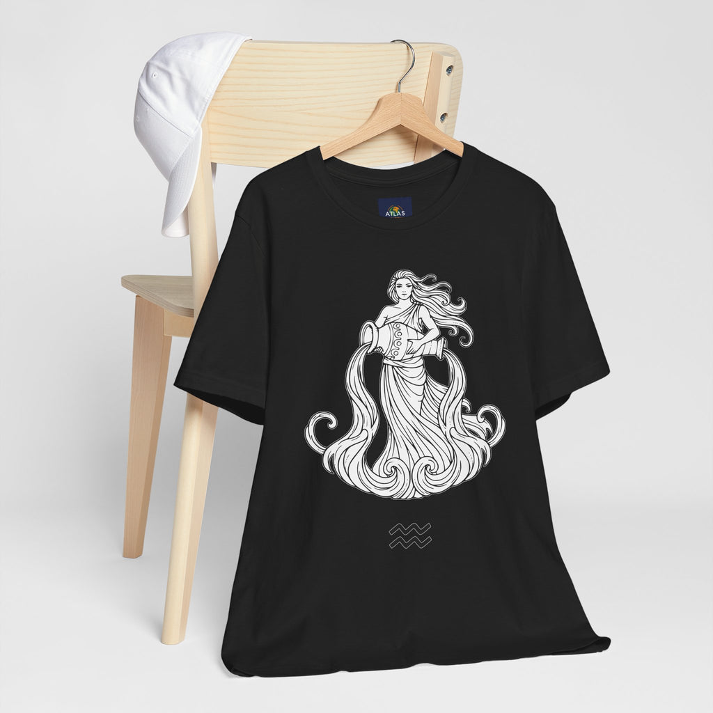 Aquarius Zodiac Tee - Unisex Astrology T-Shirt for Trendy Style