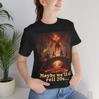 D&D Fantasy T-Shirt - Roll a Natural 20 Dungeon Master RPG Unisex Tee
