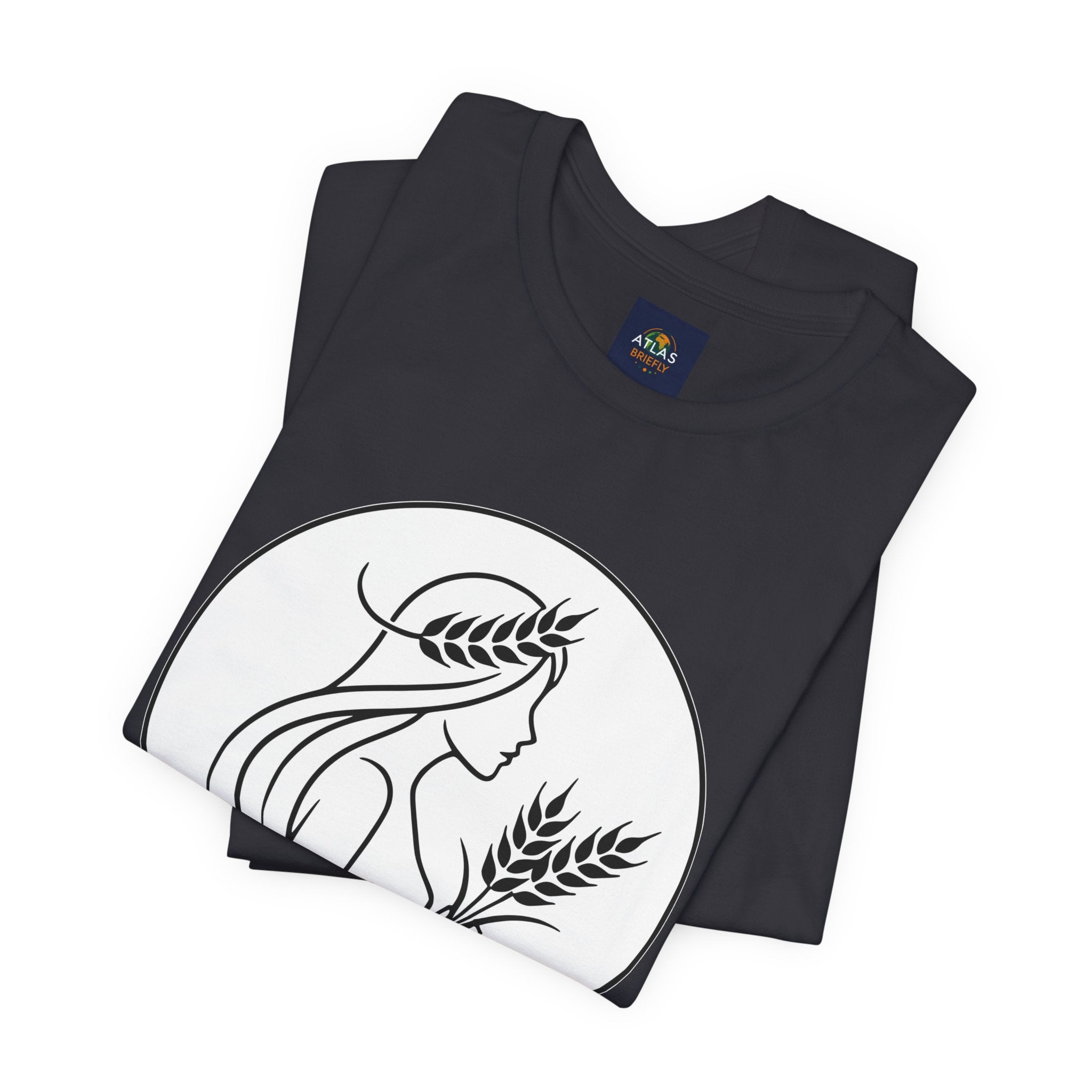 Virgo Zodiac Tee - Minimalist Black and White Unisex T-Shirt