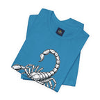 Scorpio Zodiac Tee - Unisex Minimalist Black and White Design