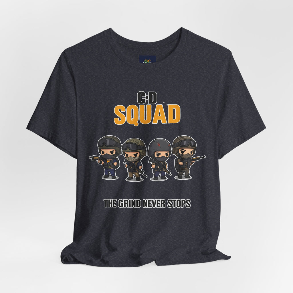 CoD Squad Tee for Gamers: The Grind Never Stops