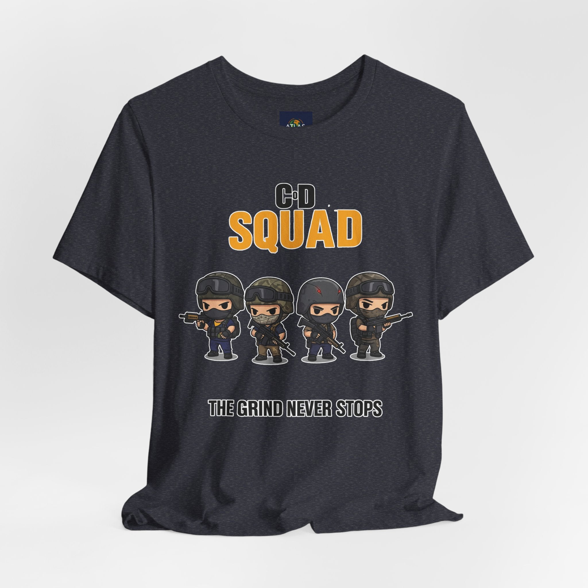 CoD Squad Tee for Gamers: The Grind Never Stops