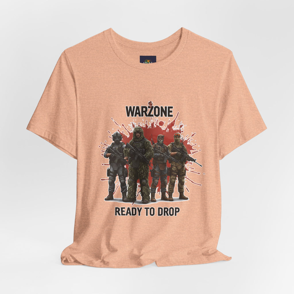 Warzone Drop T-shirt for Squad's Fashion Sense and Diverse K/D Ratio