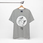Virgo Zodiac Tee - Minimalist Black and White Unisex T-Shirt