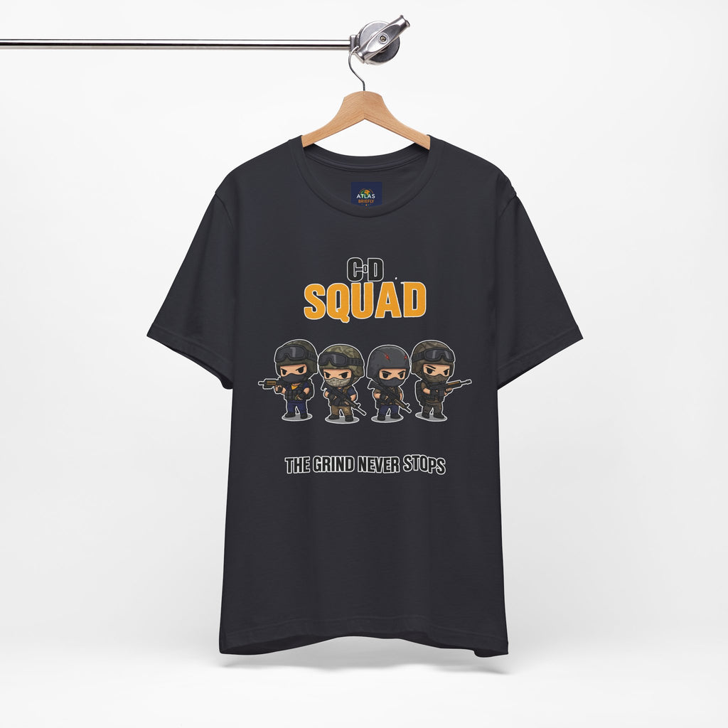 CoD Squad Tee for Gamers: The Grind Never Stops