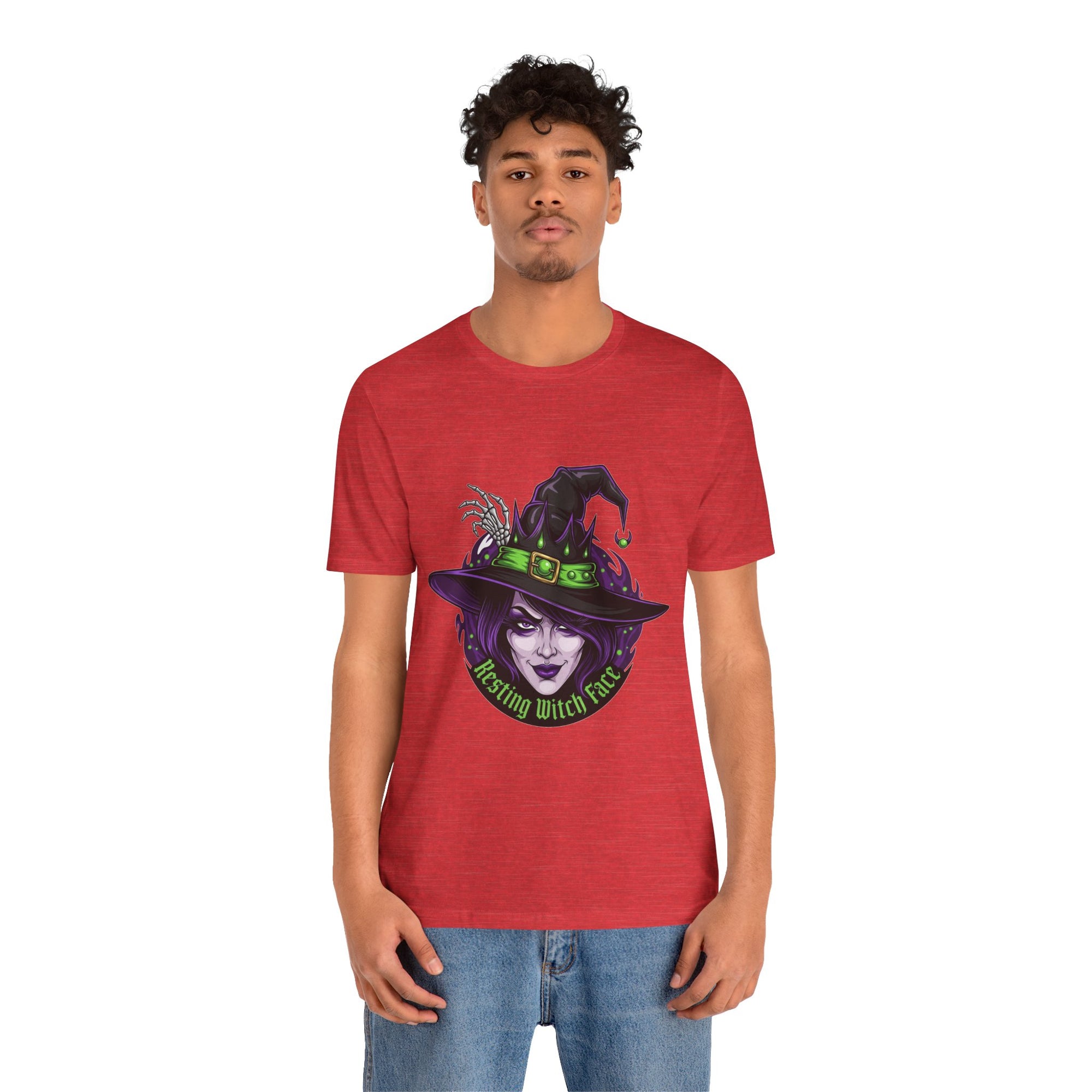 Resting Witch Face Halloween T-Shirt - Funny Witch Tee for Women & Men | Halloween Graphic Shirt - Atlas Briefly