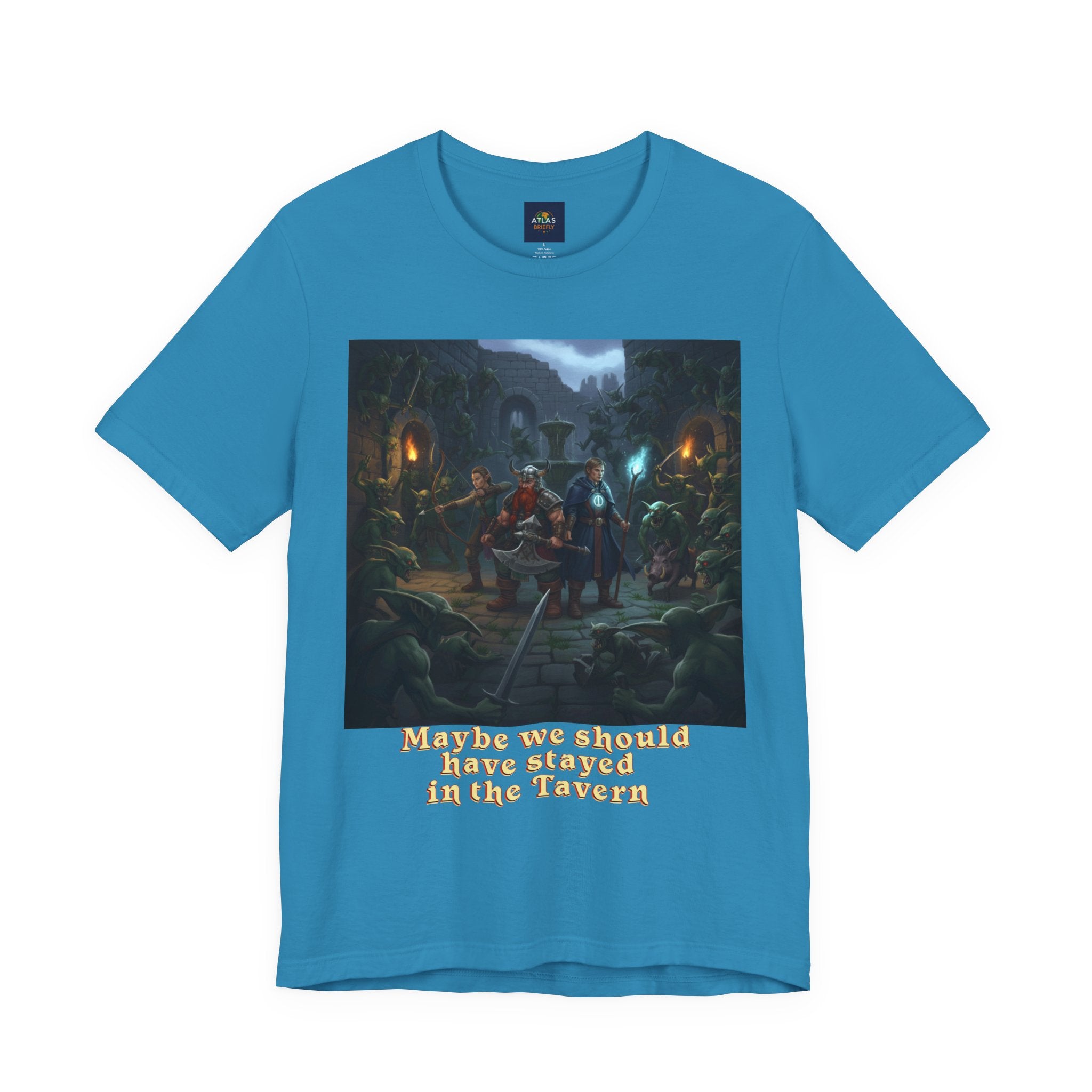 Goblin Ambush T-Shirt - Unleash Your Inner Fantasy Adventure - Atlas Briefly