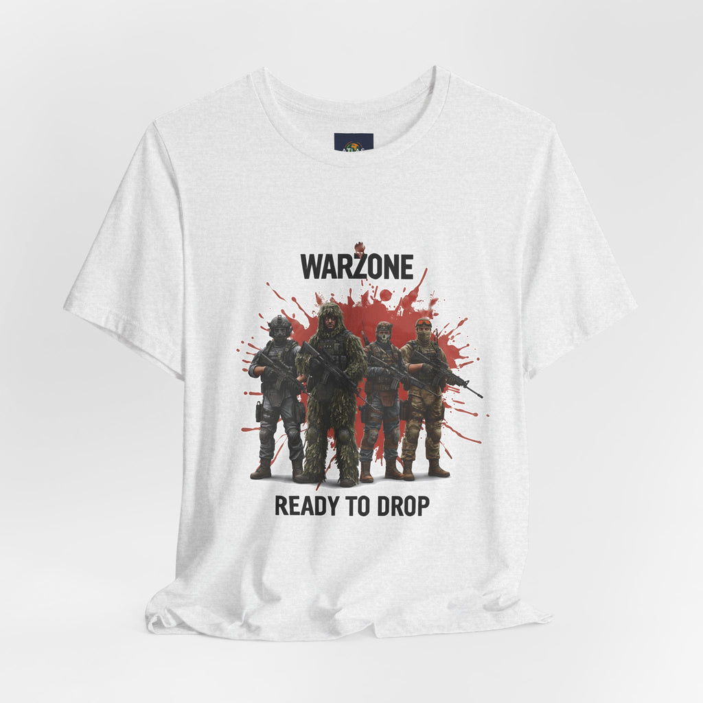 Warzone Drop T-shirt for Squad's Fashion Sense and Diverse K/D Ratio - Atlas Briefly