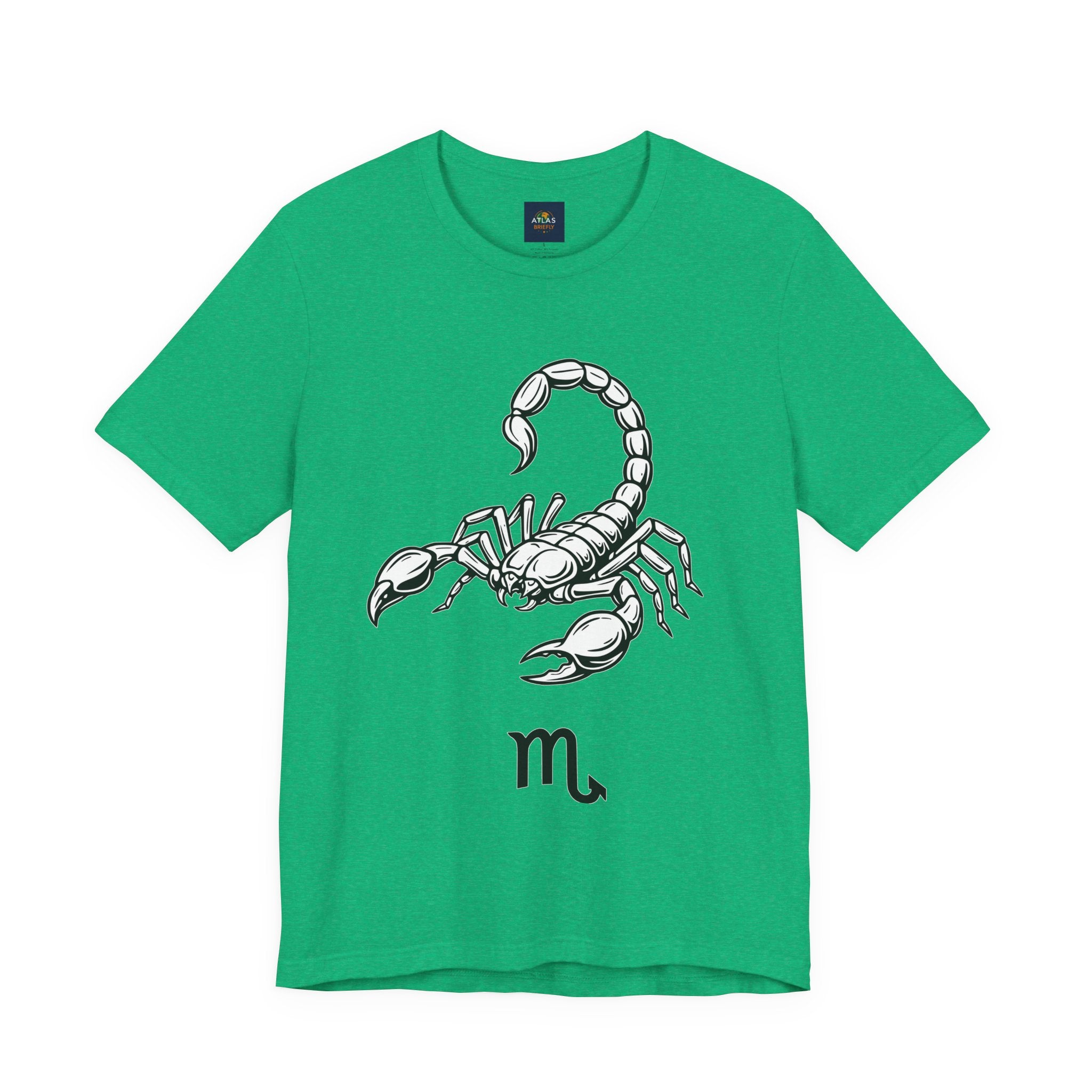 Scorpio Zodiac Tee - Unisex Minimalist Black and White Design
