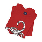 Scorpio Zodiac Tee - Unisex Minimalist Black and White Design