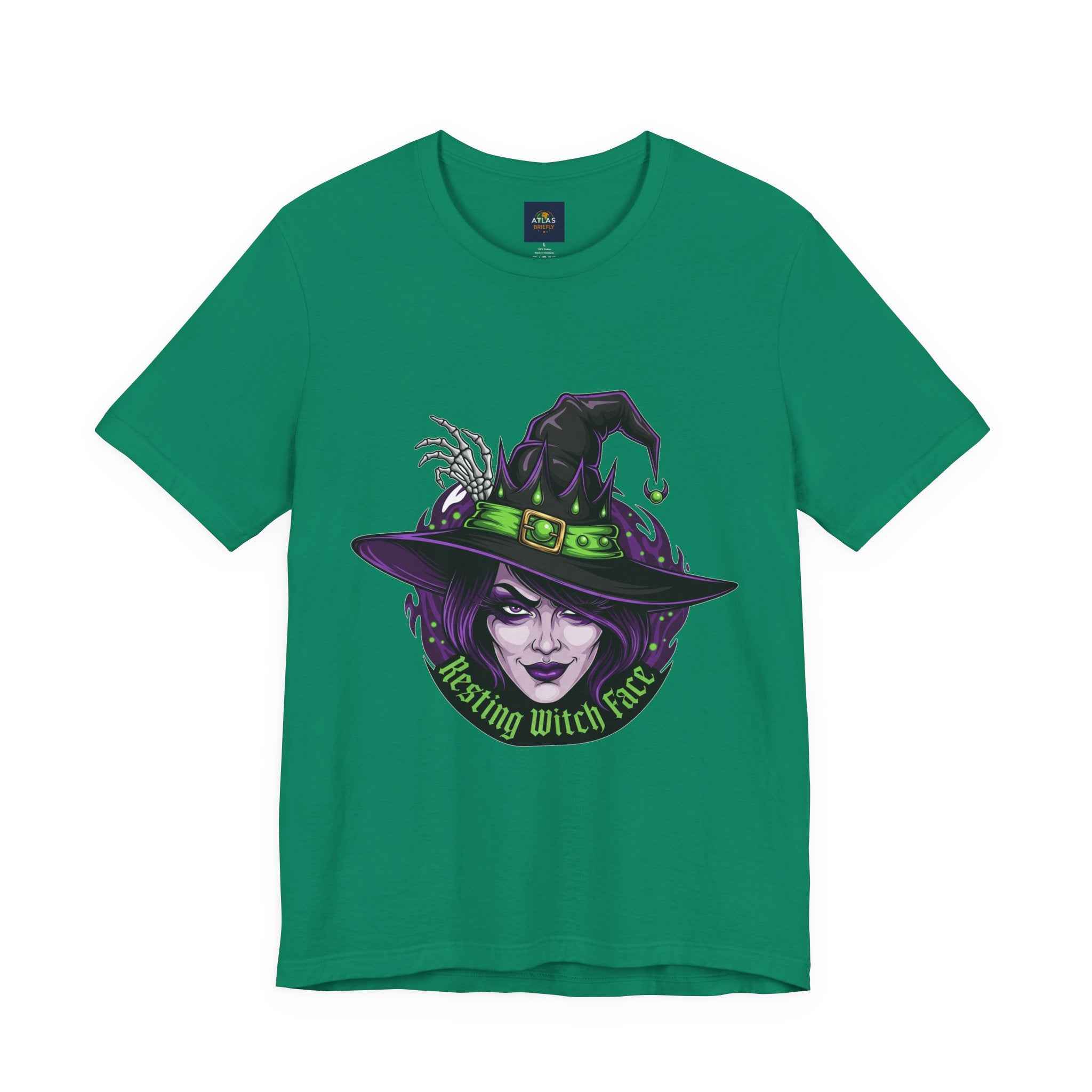 Resting Witch Face T-Shirt - Funny Halloween Witch Tee - Atlas Briefly