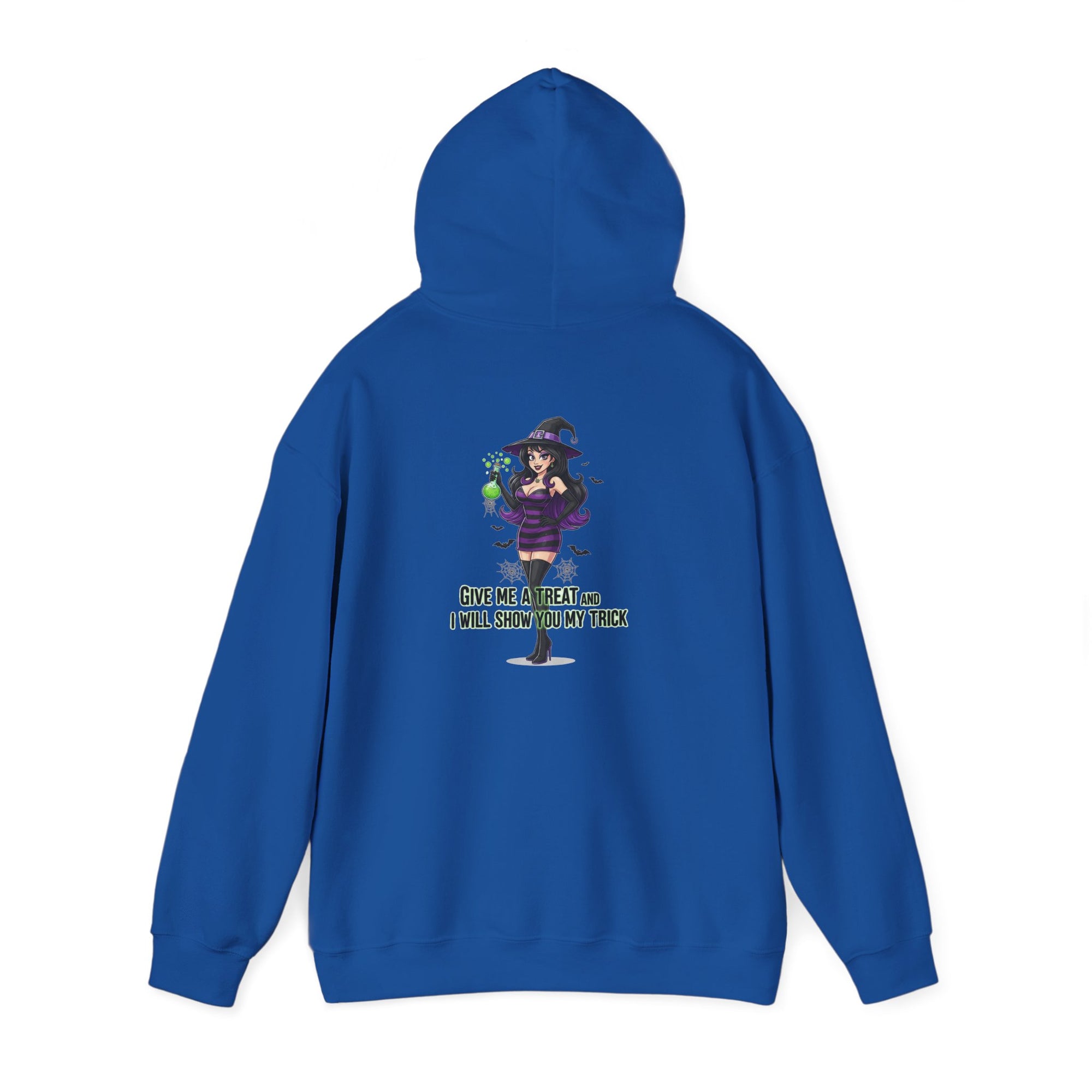 Sexy Witch Halloween Hoodie - Flirty Witch Costume Sweatshirt | Trick or Treat Halloween Apparel - Atlas Briefly