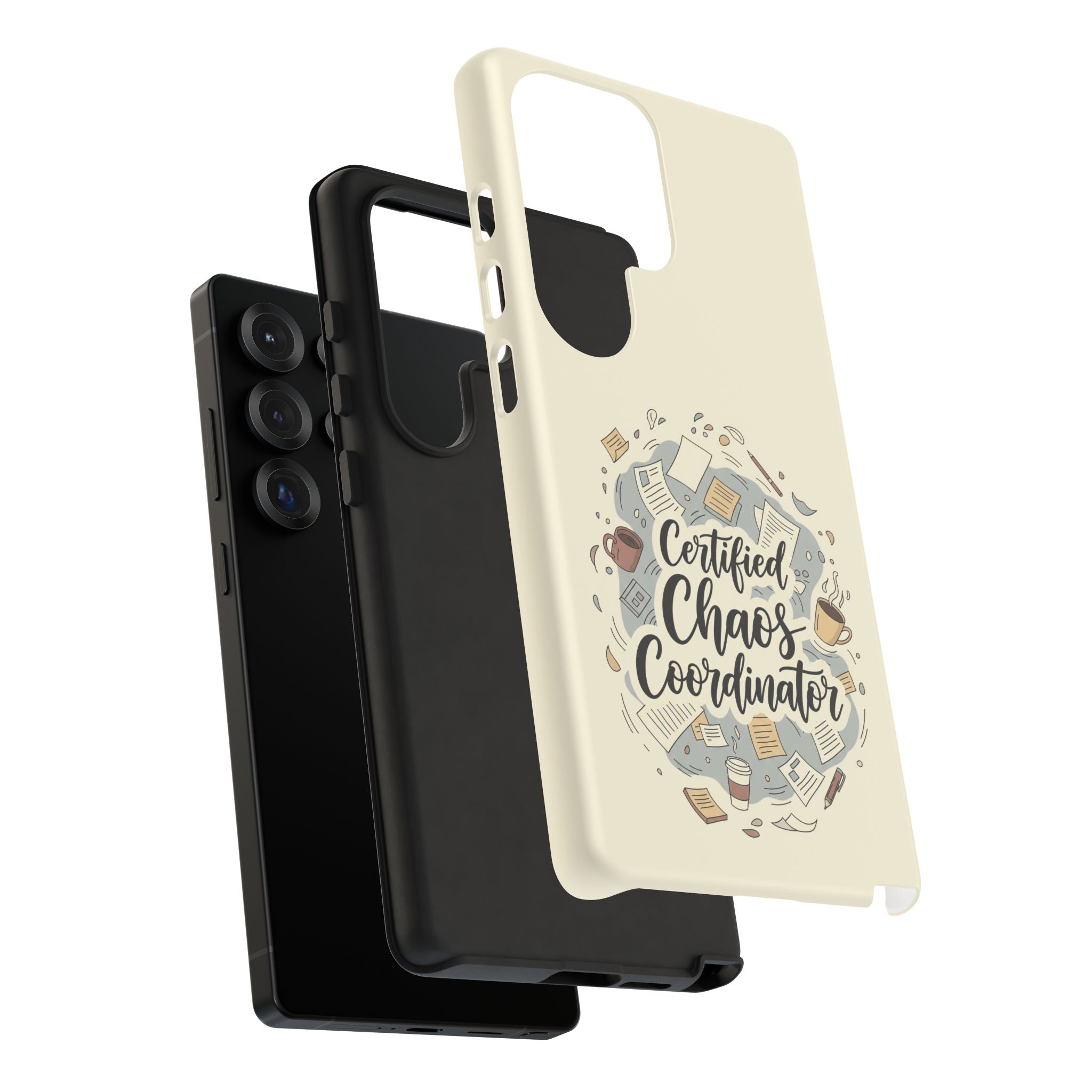 Certified Chaos Coordinator Phone Case - Funny Mom Teacher Mobile Cover | Organized Chaos Gift - Atlas Briefly