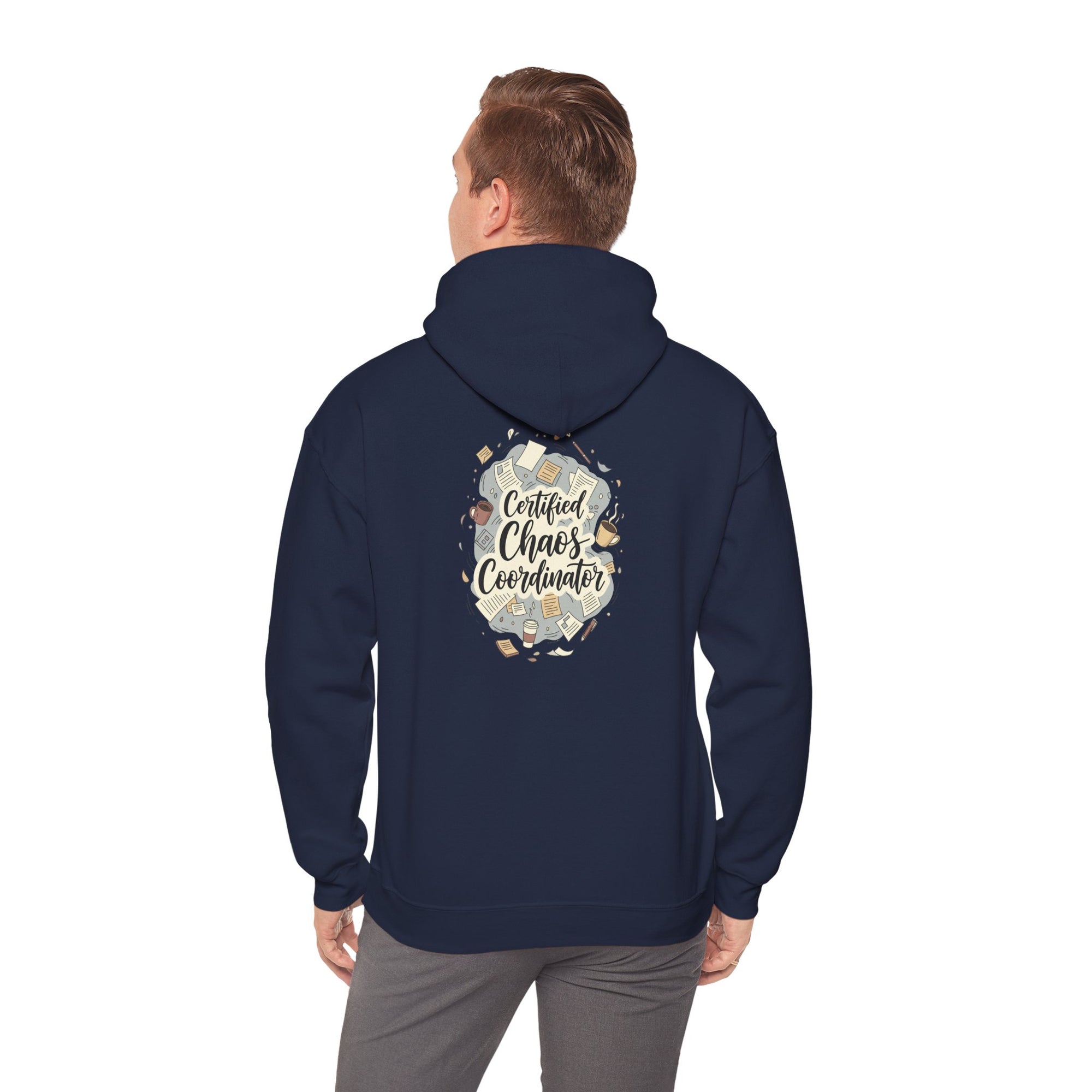 Certified Chaos Coordinator Hoodie - Funny Mom Teacher Gift | Organized Chaos Sweatshirt - Atlas Briefly