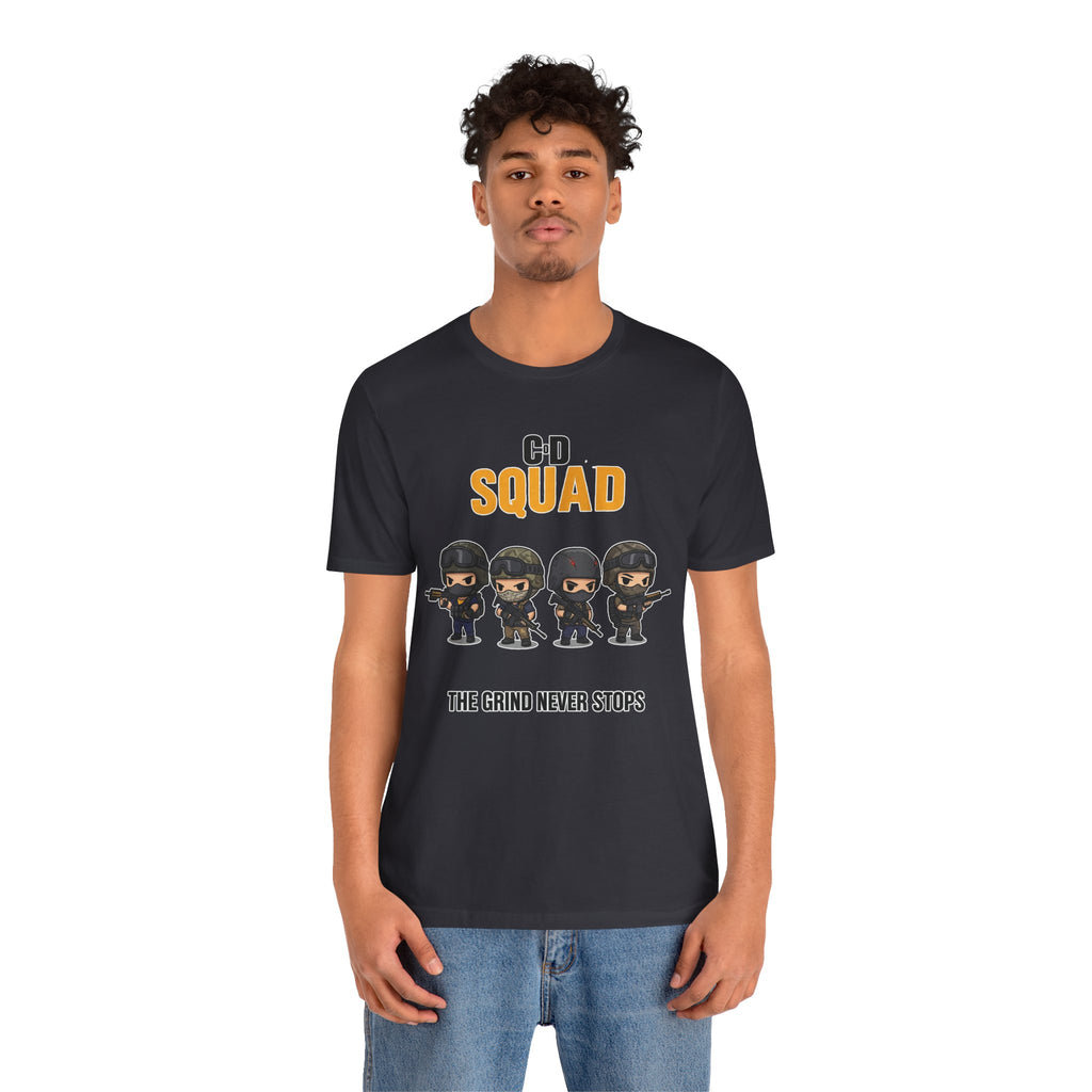 CoD Squad Tee for Gamers: The Grind Never Stops