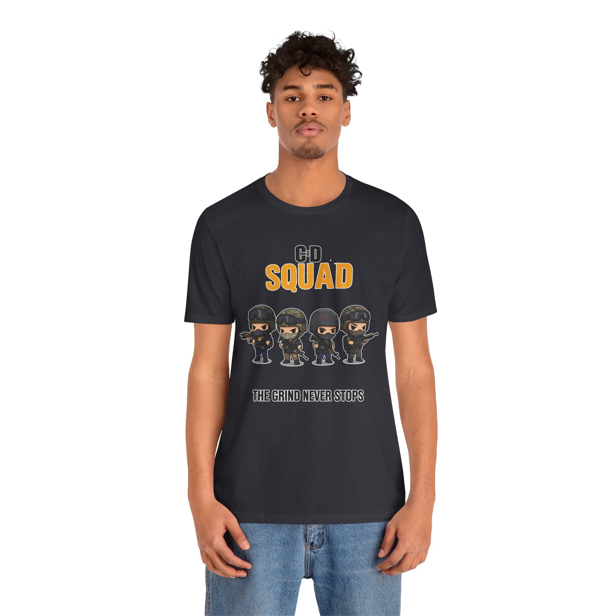 CoD Squad Tee for Gamers: The Grind Never Stops