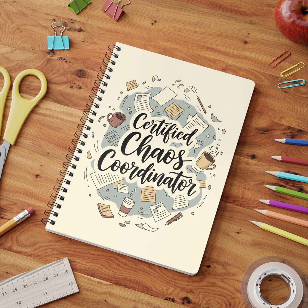 Chaos Coordinator Notebook - Perfect Mom Teacher Gift - EU Version - Atlas Briefly