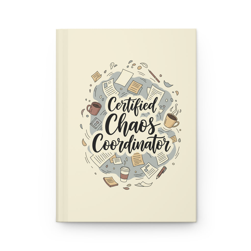 Certified Chaos Coordinator Journal - Funny Mom Teacher Notebook | Organized Chaos Gift US Version - Atlas Briefly