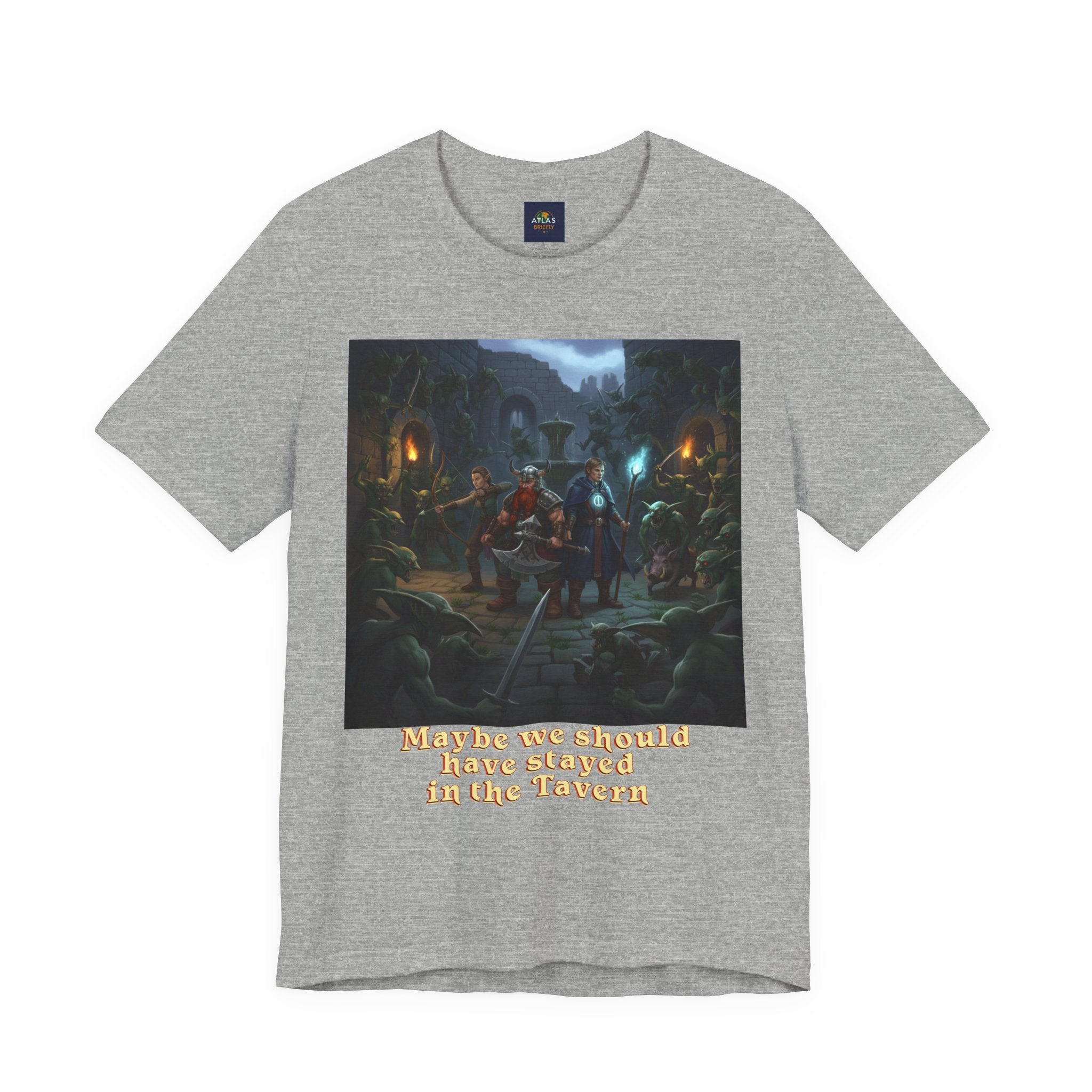 Goblin Ambush T-Shirt - Unleash Your Inner Fantasy Adventure - Atlas Briefly