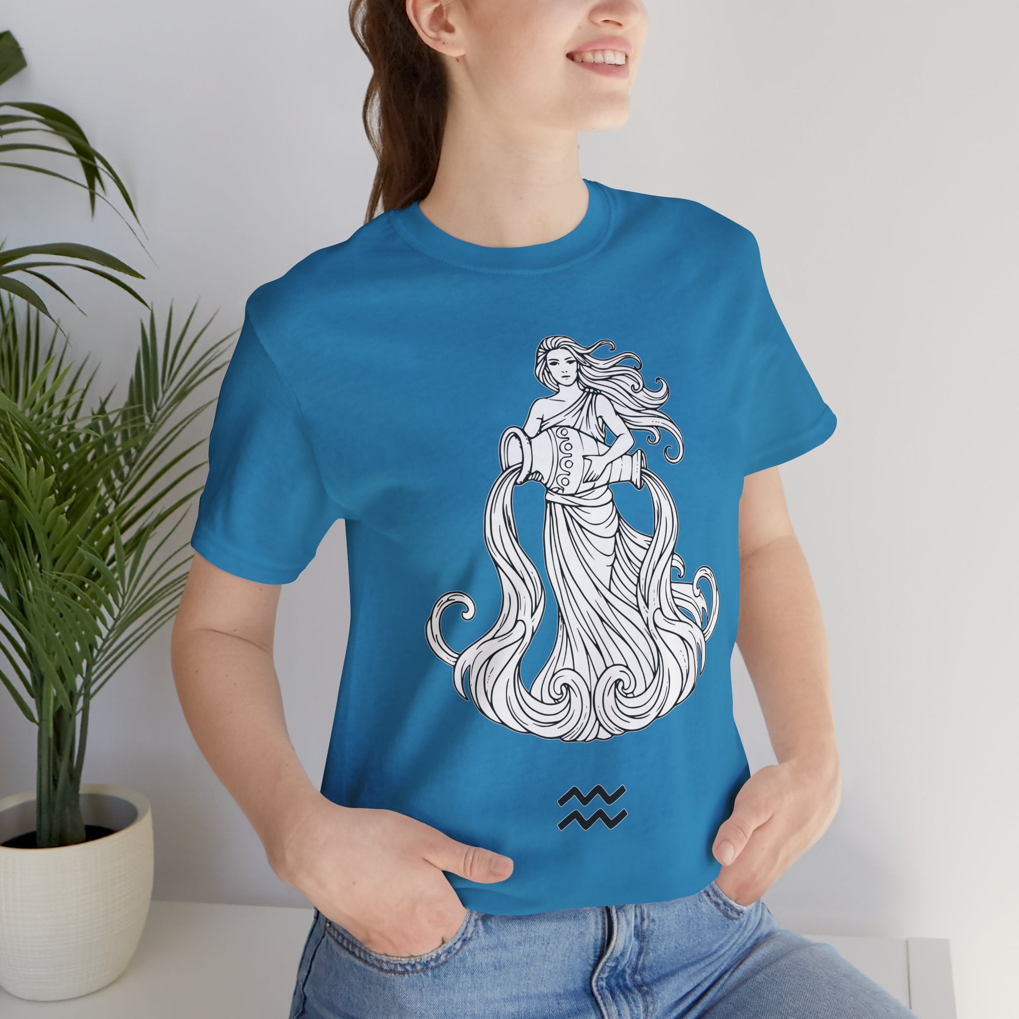 Aquarius Zodiac Tee - Unisex Astrology T-Shirt for Trendy Style