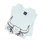 Taurus Zodiac T-Shirt - Minimalist Black and White Unisex T-Shirt