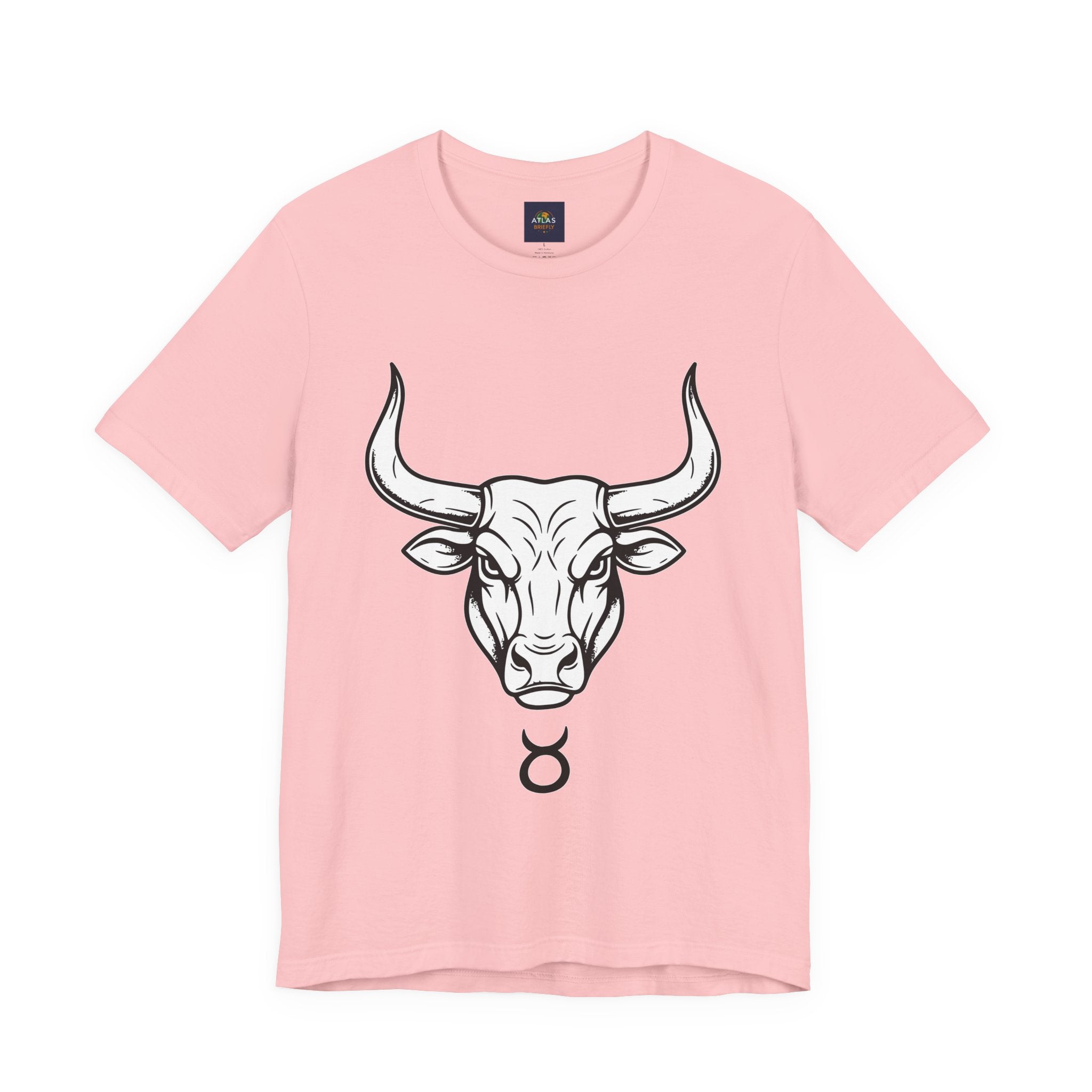 Taurus Zodiac T-Shirt - Minimalist Black and White Unisex T-Shirt
