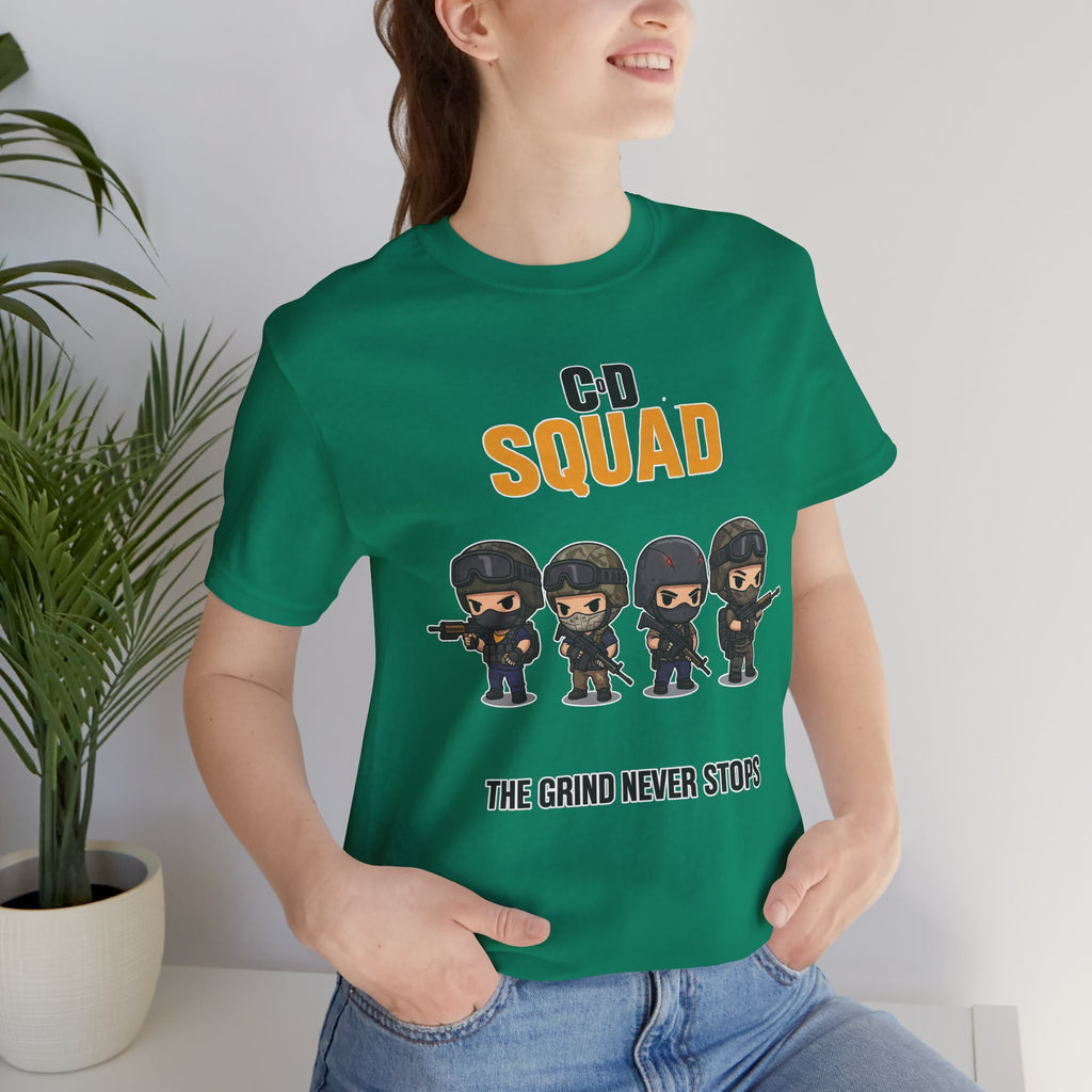 CoD Squad Tee for Gamers: The Grind Never Stops