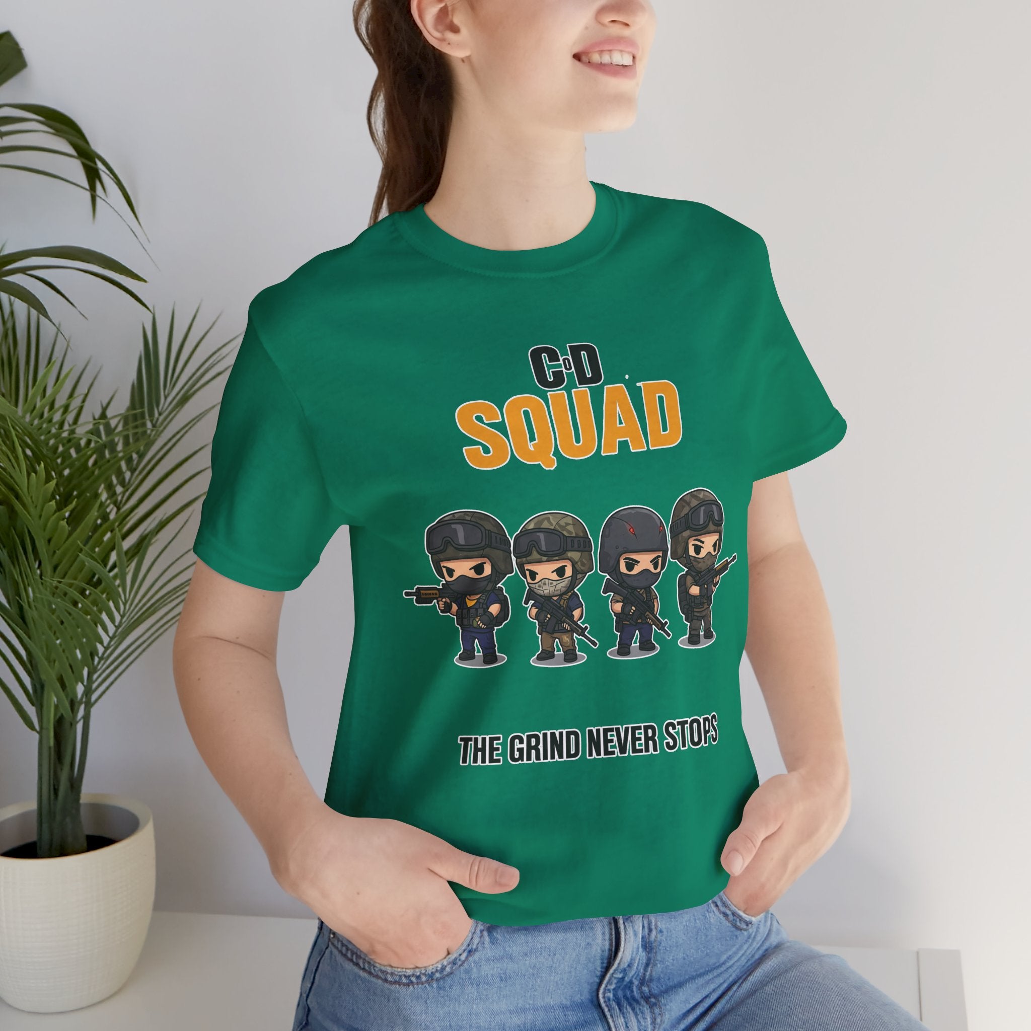 CoD Squad Tee for Gamers: The Grind Never Stops