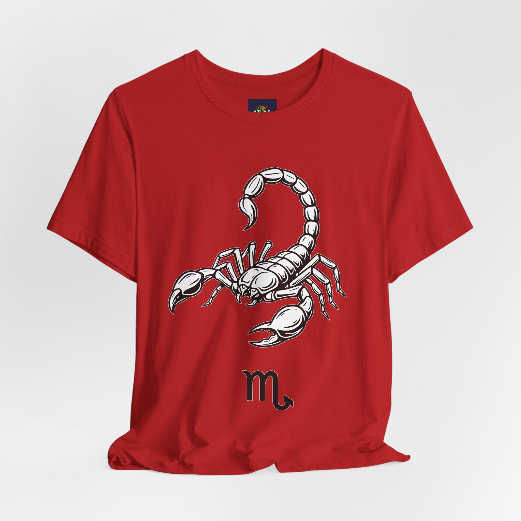Scorpio Zodiac Tee - Unisex Minimalist Black and White Design