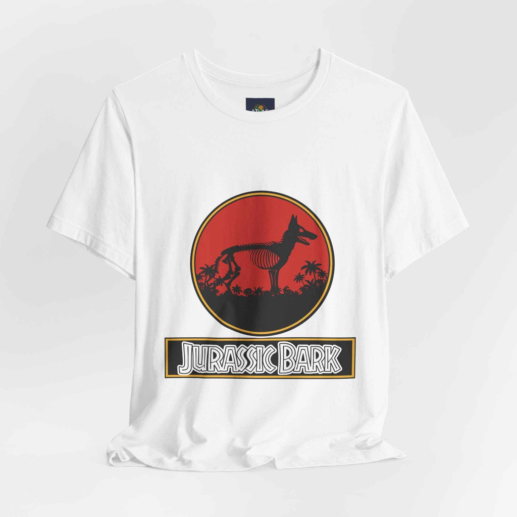 German Shepherd T-Shirt - Jurassic Bark Design | Unique Dog Lover Gift & Worldwide Shipping - Atlas Briefly